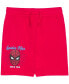 ფოტო #6 პროდუქტის Toddler and Little Boys Spiderman Short Sleeve T-shirt and Shorts, 2 Pc Set