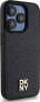 DKNY DKNY DKHMP15LPSHRPSK iPhone 15 Pro 6.1" czarny/black hardcase Leather Pattern Monogram Metal Logo MagSafe