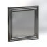 Spiegel Bale 2er 40x40cm Silber