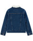 ფოტო #2 პროდუქტის Baby Boys Sherpa Trucker Long Sleeve Jacket