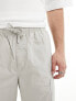 Jack & Jones wide fit cargo trouser in light grey