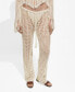 Фото #1 товара Women's Openwork Knitted Pants