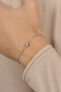 Фото #2 товара Minimalist silver bracelet Heart BRC30W
