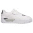 Фото #2 товара Puma Cali Dream Metal Lace Up Womens White Sneakers Casual Shoes 384853-02
