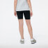 NEW BALANCE Essentials Stacked Logo Cotton Fitted Shorts