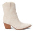 COCONUTS by Matisse Bambi Snake Pointed Toe Cowboy Booties Womens Beige Casual B