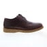 Фото #3 товара Мужская обувь Dunham Clyde Plain Toe коричневые шнурованные туфли Wide Oxfords
