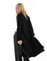 Vila longline cardigan in black M - фото #6