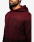 ფოტო #7 პროდუქტის Men's Color Blocked Hooded Sweater