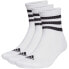 Фото #1 товара Adidas 3-Stripes Cushioned Sportswear Mid-Cut Socks 3P HT3456