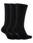 Nike Basketball Everyday unisex 3 pack of socks in black