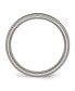 Фото #2 товара Titanium Black Carbon Fiber Inlay Wedding Band Ring