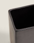 Фото #4 товара Matte black earthenware toothbrush holder