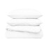 Фото #2 товара French Linen and Cotton Duvet & Sham Set - King/Cal King