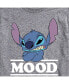 Men's Lilo and Stitch Graphic T-shirt Серый, X-Большой - фото #3