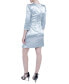 Фото #2 товара Women's Knot-Front 3/4-Sleeve Dress