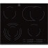 Electrolux EHF6547FXK - Black - Built-in - Ceramic - 4 zone(s) - 4 zone(s) - Simmer