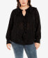 Plus Size Blake Bell Sleeve Top