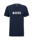 Men's Cotton Contrast Logo Relaxed-Fit T-shirt