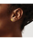 ფოტო #3 პროდუქტის Stainless Steel Polished Yellow plated Ball Earrings