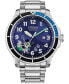 ფოტო #1 პროდუქტის Mickey Mouse Water Sport Stainless Steel Bracelet Watch 46mm