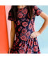 ფოტო #3 პროდუქტის Girls Fair Trade Organic Cotton Short Sleeve Drop Waist Dress