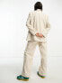 Фото #7 товара Reclaimed Vintage menzy wide leg trouser in stone