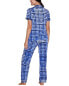 Фото #2 товара Cosabella Bella Printed Top Pant Pajama Set Women's Xs