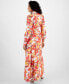 ფოტო #2 პროდუქტის Women's Pru Floral Maxi Shirt Dress