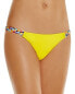 Red Carter 262318 Women's Tab Side Hipster Yellow Bikini Bottom Swimwear Size XS