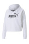 Фото #4 товара Толстовка PUMA ESS Cropped Logo Белая Женская Sweatshirt