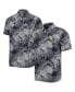 Фото #1 товара Men's Black San Diego Padres Bahama Coast Luminescent Fronds IslandZone Button-Up Camp Shirt
