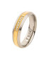 ფოტო #2 პროდუქტის Men's Steel Gold-Tone Plated 7 Piece Clear Diamond Ring