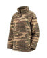 Women's Camo Boston Bruins Sherpa Quarter-Zip Jacket