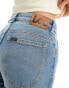 Lee Rider jeans in mid storm blue Голубой, W26 L31 - фото #3