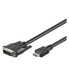 Фото #1 товара Wentronic 50579 - 1 m - HDMI - DVI-D - Male - Male - Straight
