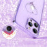 Фото #3 товара Чехол для смартфона Kingxbar Wish Series для iPhone 14 Pro Max с кристаллами фиолетовый