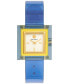 ფოტო #1 პროდუქტის Women's The Sedgwick Blue Polyurethane Strap Watch 33mm