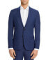 Фото #1 товара Hugo Arti 288453 Textured Solid Extra Slim Fit Jacket Navy Blue Size 46R