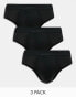 Фото #2 товара Calvin Klein CK Black 3-pack briefs in black