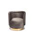 Saffi Glam and Luxe Swivel Accent Chair