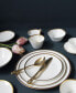 Golden Edge 6" Bread and Butter Plates - Set of 2