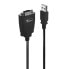 Lindy USB RS485 Converter - 1 m - Male/Male - 3 Mbit/s - Black