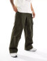 Фото #4 товара ASOS DESIGN super baggy cargo trouser in khaki