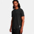 UNDER ARMOUR Run Anywhere short sleeve T-shirt Black / Tetra Gray / White, L - фото #1