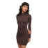 Фото #1 товара SUPERDRY Mock Neck Jersey Long Sleeve Short Dress