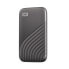 WD My Passport - 500 GB - USB Type-C - 3.2 Gen 2 (3.1 Gen 2) - 1050 MB/s - Password protection - Grey