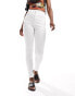 Фото #1 товара Pimkie high waisted skinny jeans in white