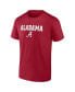 Фото #3 товара Men's Crimson Alabama Crimson Tide Game Day 2-Hit T-shirt