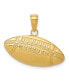 ფოტო #1 პროდუქტის Football Charm in 14k Yellow Gold